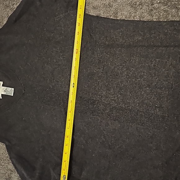 Men's Charcoal Wool Sweater - Picture 4 of 6